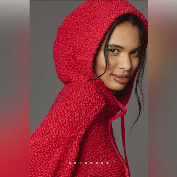 NWT Anthropologie Pilcro Sailcloth Hooded Sweater - Picture 4 of 9